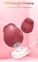 Consolador sexual de succión de rosas para mujer, vibrador Anal 3 en 1 de empuje para punto G, estimulador femenino, huevo vibrador, juguetes para adultos - details 12