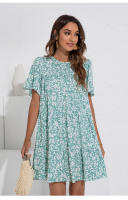 Vestido corto informal de verano para mujer, minivestido estampado Vintage - details 7