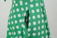 2025 nuevo Hepburn verano Vintage lunares mujeres Halter elegante fiesta 50s 60s Rockabilly Pin Up túnica Swing vestido de cola - details 10