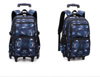 Mochila escolar con ruedas para niño, bolsa de libros para estudiantes, bolsa de escuela primaria, mochilas rodantes para niño de tres piezas - details 11