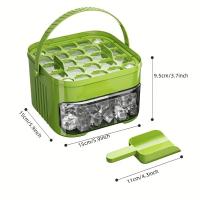 Portátil Fabricante de Cubos 25/50 Unidades Tapa Fácil de Prensar Almacenamiento de Dos en Uno - details 3