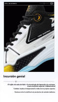 Zapatos de baloncesto transpirables y usables con absorción de impactos y antideslizantes para estudiantes. - details 5