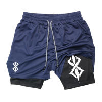 Pantalones Cortos de Verano para Hombres 2 en 1 Gimnasio Athletico Secado Rápido - details 6