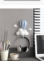 Decoración creativa de la pared del globo aerostático gancho de la Sala de estar, gancho de ropa del dormitorio sin perforación - details 5