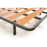 Marco de Cama para Niños Somier 135x190 cm Reforzado con Acerado, Láminas de Chopo y Pintura Metalizada Incluye Juego de 4 Patas - details 8