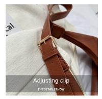 Bolso de mano de cuero de moda para mujer, tendencia 2025, bolso de hombro Simple grande de alta capacidad, bolsos de mano para mujer, bolsos de mensajero - details 5
