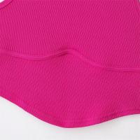 PB & ZA2025-Camiseta corta con cuello redondo, sin mangas, ajustada, informal, versátil, con temperamento, chaleco, novedad de verano, ropa para mujer - details 6