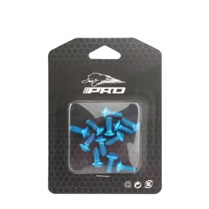 12 Uds T25 tornillos pernos para un Rotor de bicicleta aleación de acero 12 uds/set tornillo de mango de freno de bicicleta M5 * 11,5mm tornillo de Rotor de bicicleta colorido - 1