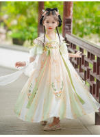 Ropa nacional Hanfu para niñas, vestido de verano de estilo chino para niños, disfraz antiguo súper inmortal bordado para niña, novedad de 2025 - details 10