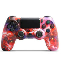 BLUEKAKA para controlador inalámbrico PS4 controlador de mando de juegos con doble vibración y botones de disparo con conector de 3,5mm - details 4