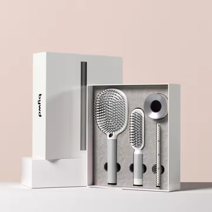 Nuevo Set de Cuatro Piezas de Peine para Mujeres, Peine de Cojín de Aire para Cabello Largo, Antiestático, Portátil, Peine de - 1