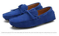 Zapatos planos de cuero de ante de vaca para hombre, mocasines informales de alta calidad, para conducir, novedad - details 8