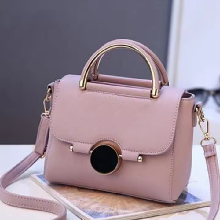 Bolso de Hombro Corto de Metal de Alta Calidad para Mujeres Bolso Messenger Mediano - 1