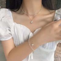 Collar de Cuentas con Perlas Kpop Gótico Dorado para Mujeres Joyería de Cuello 2024 - details 0