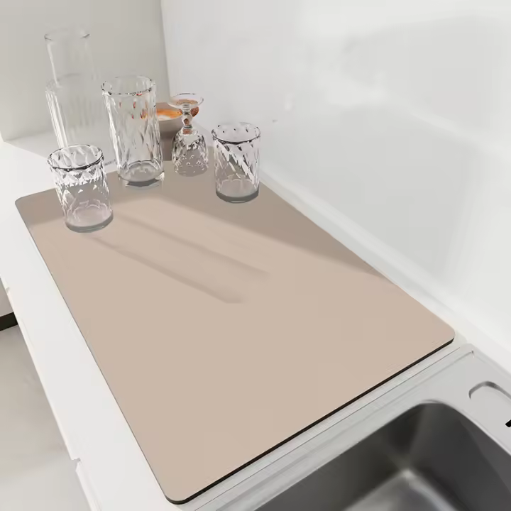 Alfombrilla de Cocina Súper Absorbente Secado Rápido para Vajilla Padrañazo Antideslizante - 1