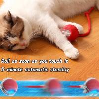 Nuevo Juguete Interactivo de Pelota para Gatos Bola Rueda Automática, Cola de Imitación, Entrenamiento para Perros y Gatos, Ratón de Imitación Recargable - details 5