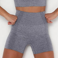 Pantalones cortos de yoga para mujer, pantalones cortos de gimnasio, entrenamiento, levantamiento de glúteos, Fiess, para correr - details 6