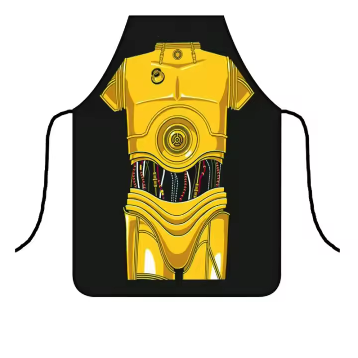 Delantal de Cocina Divertido A Prueba de Manchas, Diseño Creativo para BBQ y Fiestas de Cocina - 1