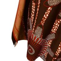 Vestido largo bohemio de talla grande 5XL VONDA para mujer, vestido veraniego largo estampado con mangas acampanadas y volantes, Vestidos de fiesta informales sueltos 2024 - details 10