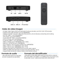 MECOOL-Dispositivo de TV inteligente KM7 Plus, decodificador con Android, certificado por Netflix, Google TV, 4K, Amlogic S905Y4, 2 + 16G, WIFI 2,4G/5G, 100M, LAN, reproductor multimedia - details 8