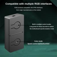 Adaptador de ADD-RGB de 5V/3 pines a 12V/4 pines con divisor de 3 vías, convertidor de 5V ARGB a 12V RGB, sincronización con placa base - details 2