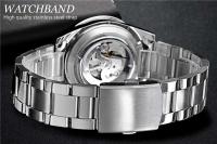 Reloj Mecánico Automático de Lujo Premium WINNER 002 Correa de Acero Inoxidable Resistente al Agua - details 8