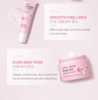 LAIKOU Sakura Kit de Cuidado de la Piel de 4 Piezas Limpiador Facial, Crema para los Ojos, Esencia de Rejuvenección, Aceite Nutritivo Herramientas de Cuidado de la Piel Facial - details 11