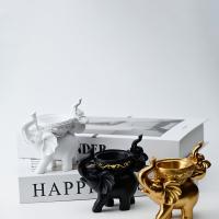 Bonito candelabro con forma de elefante, candelabro artesanal de resina hecho a mano, candelabro de elefante, divertidas velas perfumadas de estilo europeo - details 2