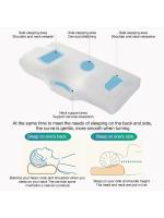 Almohada de algodón con memoria de rebote lento para el cuello, Cervical antirronquidos cojín de partición, memoria de rebote lento - details 1