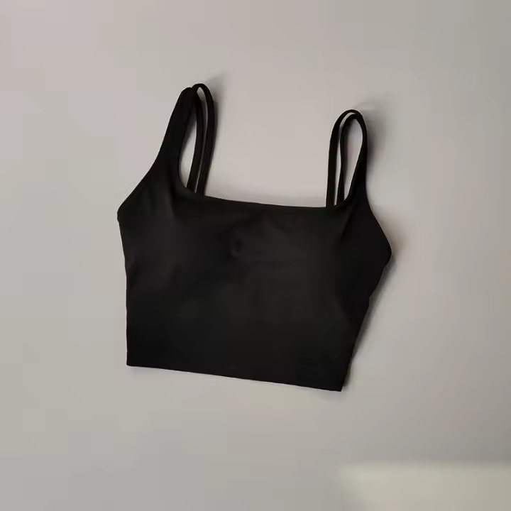 Sujetador de Yoga en forma de U con correa para el hombro para mujer, Sujetador deportivo que absorbe los golpes, chaleco para correr y Fitness - 1