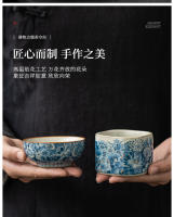 Ru Kiln Golden Wanhua Master, degustación de alta gama, cerámica única, uso Personal, juego de Kung Fu, taza de té pequeña - details 7