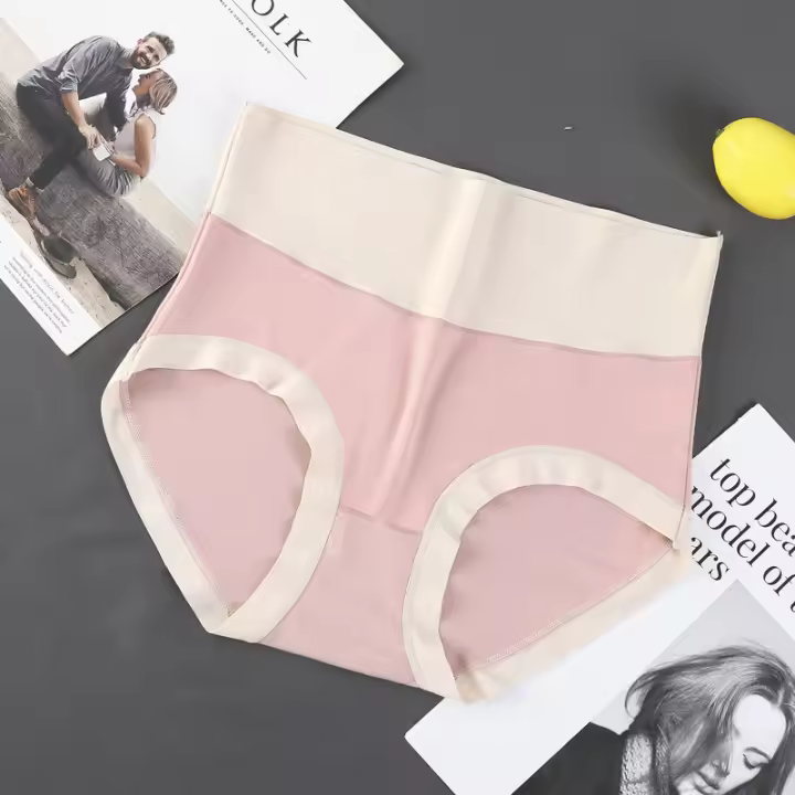 Bragas de Mujer de Cintura Alta en Modal Adelgazantes y Transpirables Pantalones de Modelado Sexy Tallas Grandes Lencería Femenina Lavable a Mano Algodón Interior - 1
