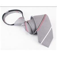 Corbata de Pegamento con Lazo Listo Material de Poliéster Diseño de Rayas Estrecha - details 5