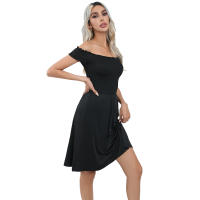 Vestido sin tirantes con cuello único de verano 2025, falda con base oscilante grande, ropa de mujer - details 3