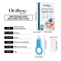 Kit de reparación dental para blanquear, eliminar manchas negras, dientes amarillos y limpiar con esponja - details 0