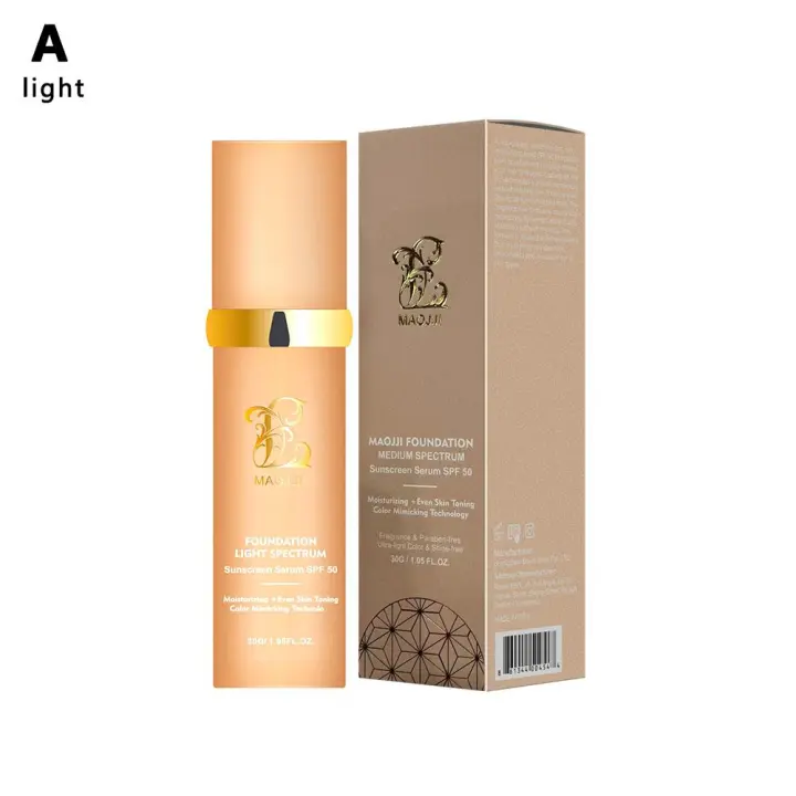Base líquida biónica que cambia de Color 4 en 1, corrector, base líquida hidratante, reparación de protector solar, textura ligera, cuidado de la piel - 1