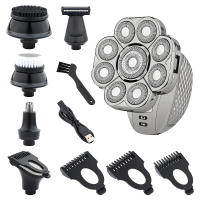 Afeitadora Eléctrica Hombres Calvos 9 Cuchillas Flotantes - details 14