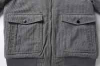 Chaquetas gruesas de lana para hombre, abrigo de PANA con cuello de piel a la moda, prendas de vestir militares informales, novedad de otoño e invierno, 2024 - details 11