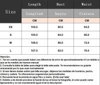 Elegante Vestido Midi de TRAFZA Estilo Playa de Verano para Mujeres Sin Correas, Sin Mangas, Bordado Hueco, Sin Espalda, Cuello en V - details 0
