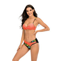 Conjunto de Bikini unicolor para mujer, bañador Sexy de realce de talla grande, traje de baño para mujer, ropa de playa brasileña, Bikini amarillo 2023 - details 10