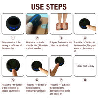 Almohadilla de masaje de pies 3D EMS inteligente, recargable, alivia el dolor, relaja la acupresión del pie, mejora la circulación sanguínea - details 10