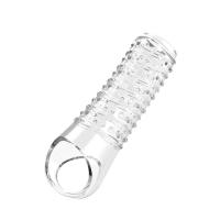 Anillos extensores reutilizables para retrasar la eyaculación, condones, funda para pene, cubierta de glande de silicona, Juguetes sexuales para agrandar para hombres - details 8