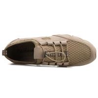Sandalias planas huecas de malla de moda para exteriores, zapatos deportivos informales de cuero para hombre - details 19