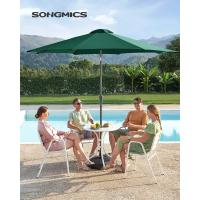Sombrilla de Jardín 300 cm, UPF 50+, Parasol, 30 ° de Inclinación en dos Direcciones, con , para Patio, Terraza, , Piscina, sin Base, Beige GPU30BE - details 15