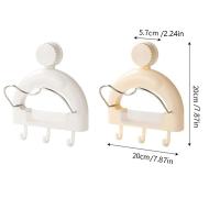 Soporte para tapa de olla con ventosa para colgar en la pared, sin perforaciones, soporte para tabla de cortar con buena carga, ahorro de espacio estable - details 0