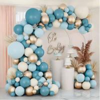 Kit de Arco de Globos Azules Decoración de Cumpleaños Feliz Suministros de Fiesta de Boda - details 1
