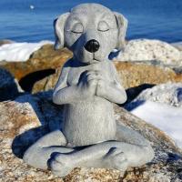 Estatua de Yoga para Perros Buda Meditación Resina Decoración Exquisita para el Hogar Adorno de Jardín Artesanía de Arte de Pieza Novelty Gifts - details 10