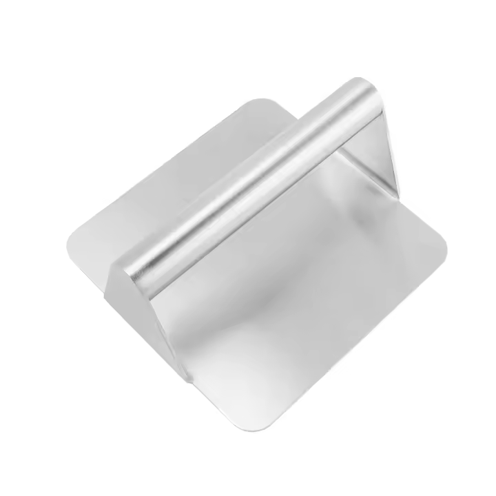 Prensa de Hamburguesas de Acero Inoxidable Resistente 6.3"x6.3" Para Asar en la Parrilla - 1