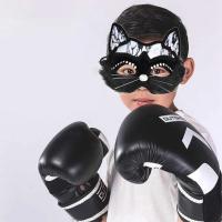 Máscara de bola de maquillaje veneciana, máscara de cara de gato de encaje negro, máscara de ojos para mascarada, tocado de Cosplay para fiesta de Navidad, máscara de lujo para Halloween - details 4