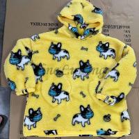 Sudaderas con capucha de gran tamaño para niños y mujeres, sudaderas con capucha de Panda, oso, aguacate, León, dibujos animados, Halloween, familia, mantas largas de TV, invierno, nuevo - details 28